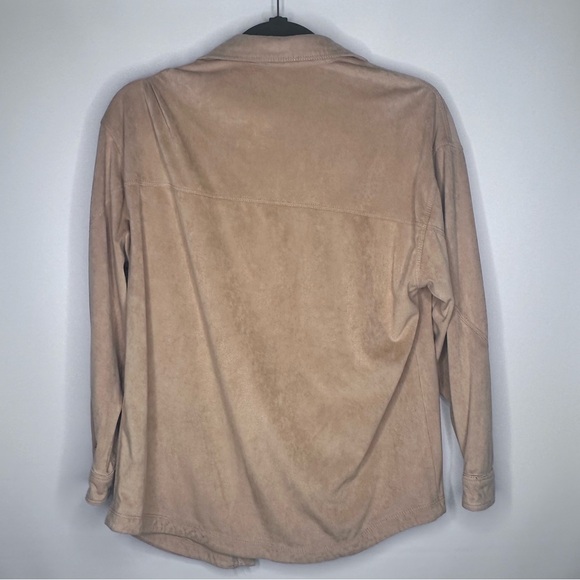 ZARA Gold/Tan Light Button-Up Jacket Size 13-14 - Picture 4 of 4